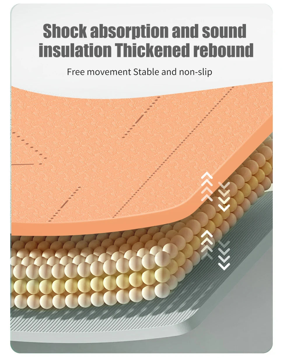 Eco Non-Slip Yoga Mat with Bag - Only Vibes