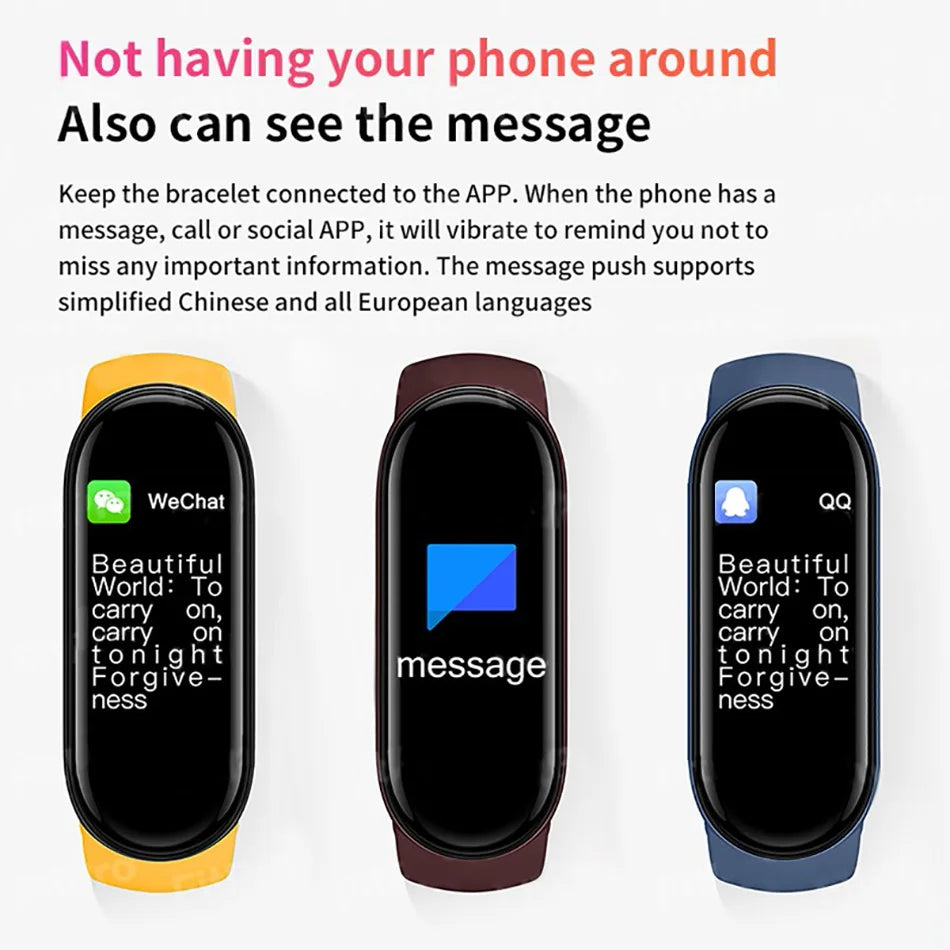 M6 Fitness Smartwatch - Only Vibes