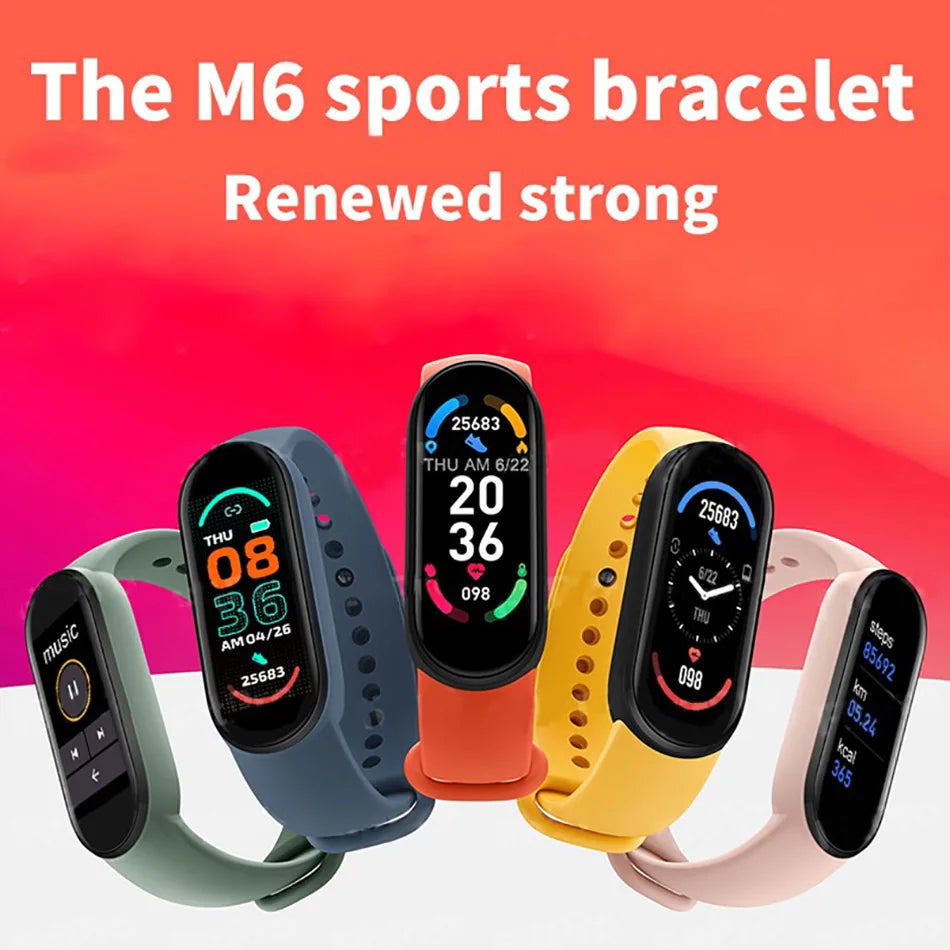 M6 Fitness Smartwatch - Only Vibes