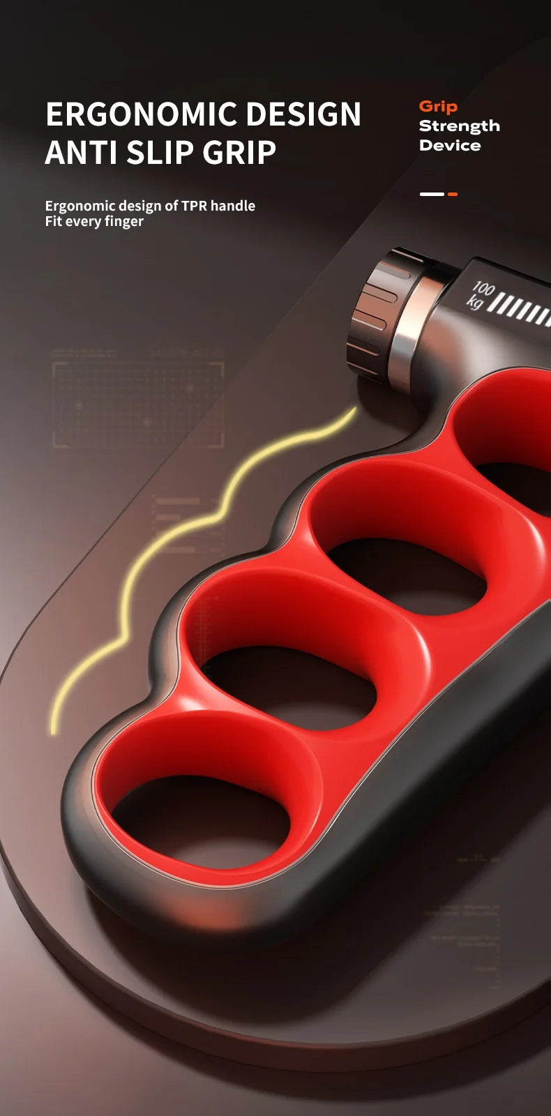 Adjustable Hand Grip Strengthener (5-100kg) - Only Vibes