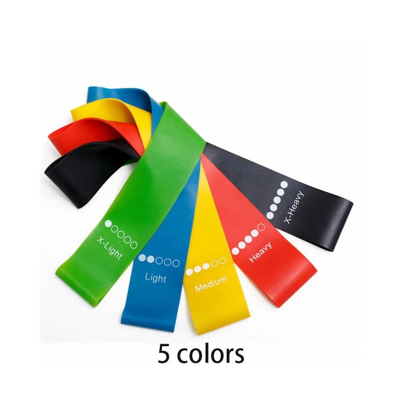 5-Piece Yoga Resistance Band Set - Only Vibes