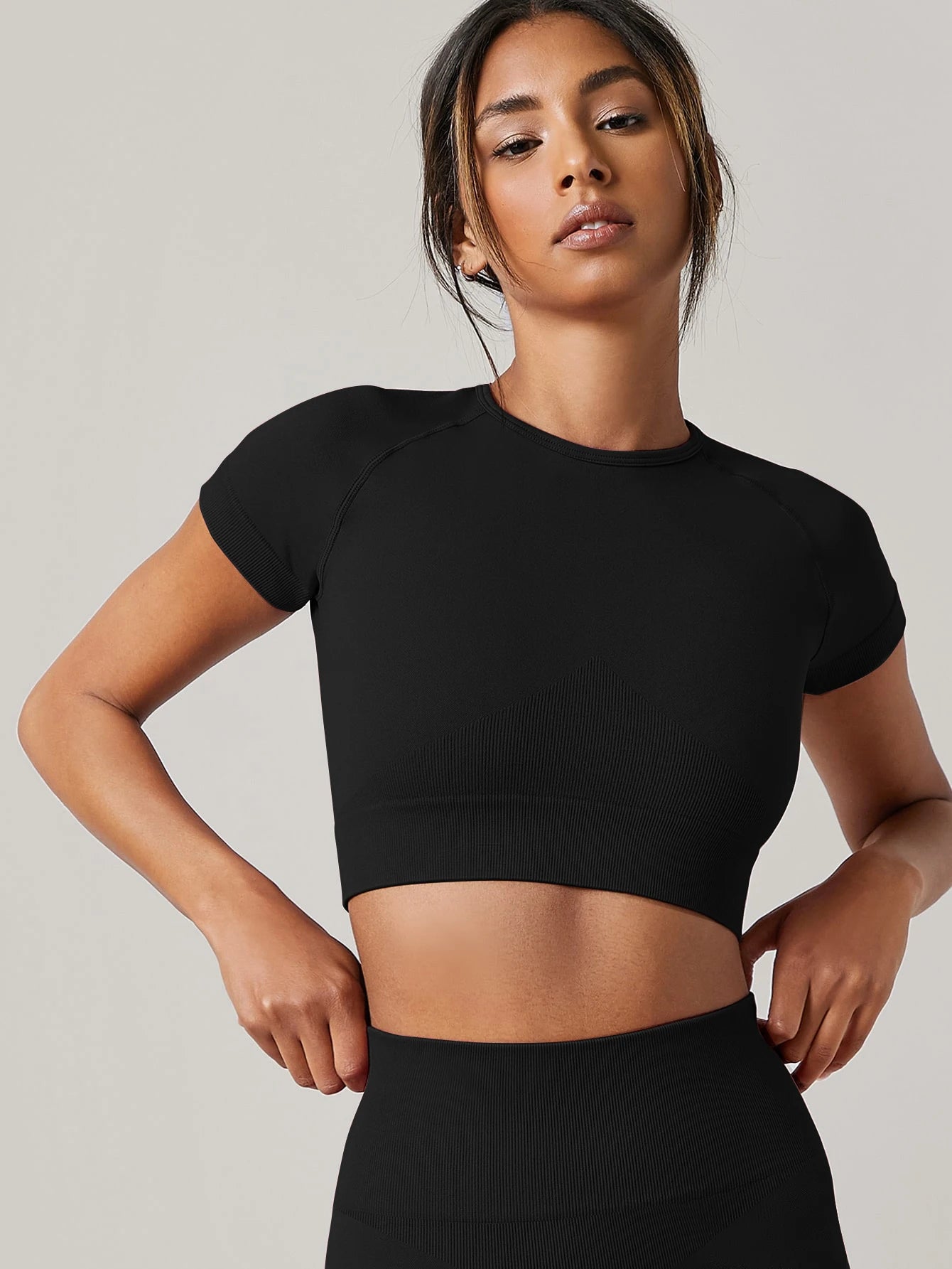 Seamless Yoga Sports Top - Only Vibes