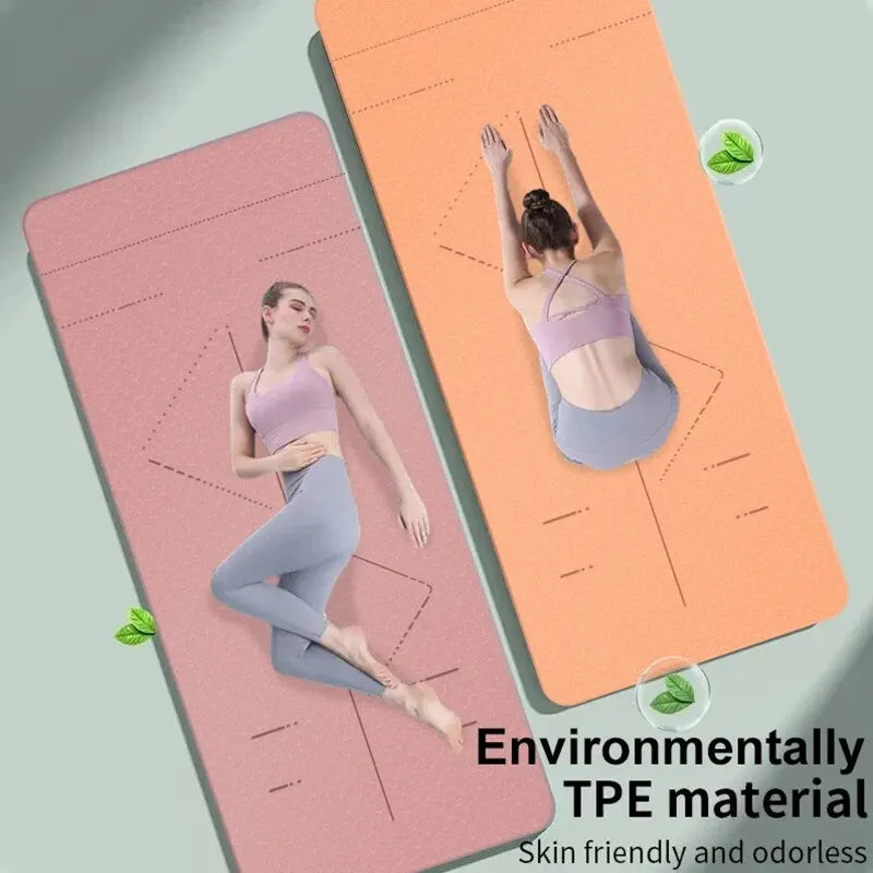 Eco Non-Slip Yoga Mat with Bag - Only Vibes