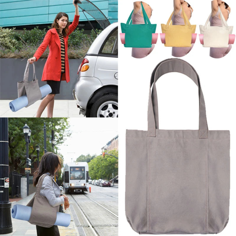Collapsible Yoga Mat Tote Bag - Only Vibes