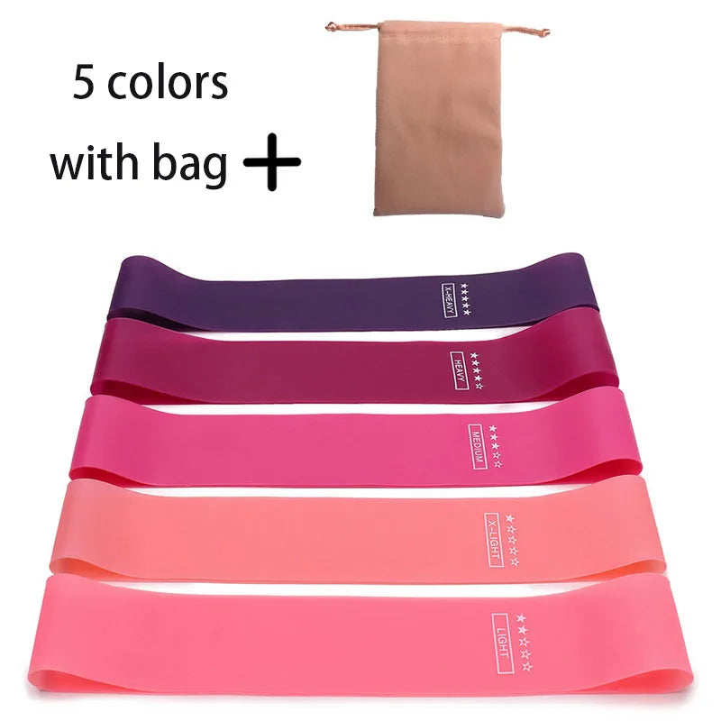 5-Piece Yoga Resistance Band Set - Only Vibes