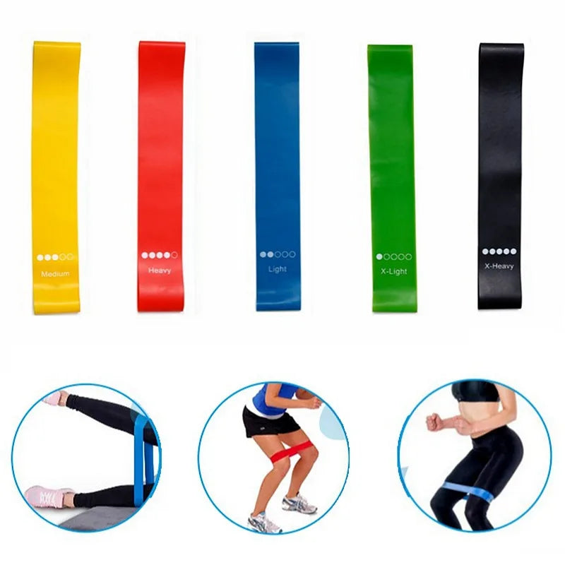 5-Piece Yoga Resistance Band Set - Only Vibes