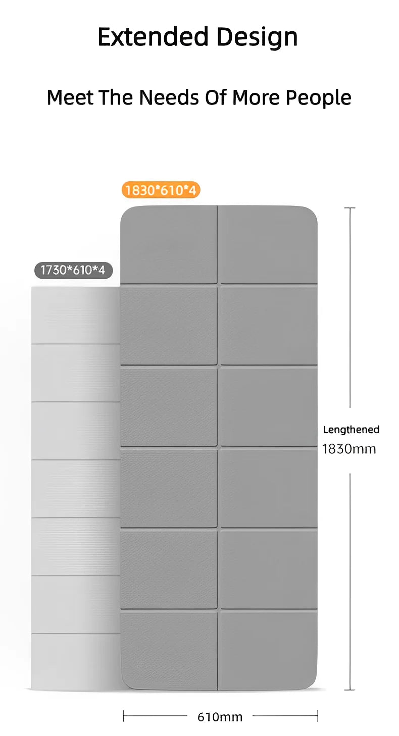 Foldable Travel Yoga Mat - Only Vibes