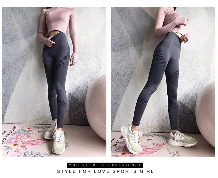 High-Waist Booty Lifting Yoga Pants - Only Vibes