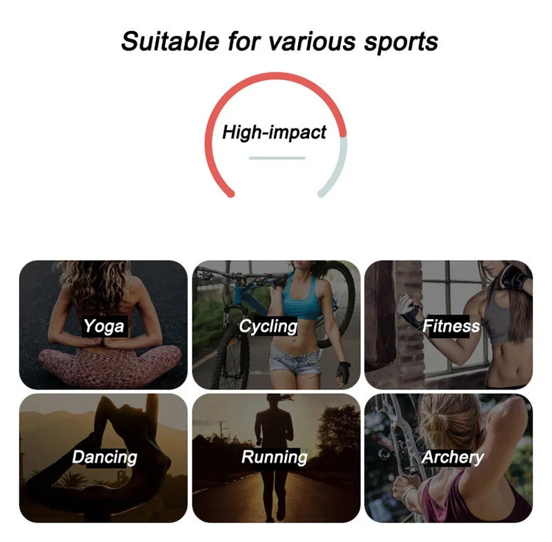 High-Support Seamless Sports Bra - Only Vibes