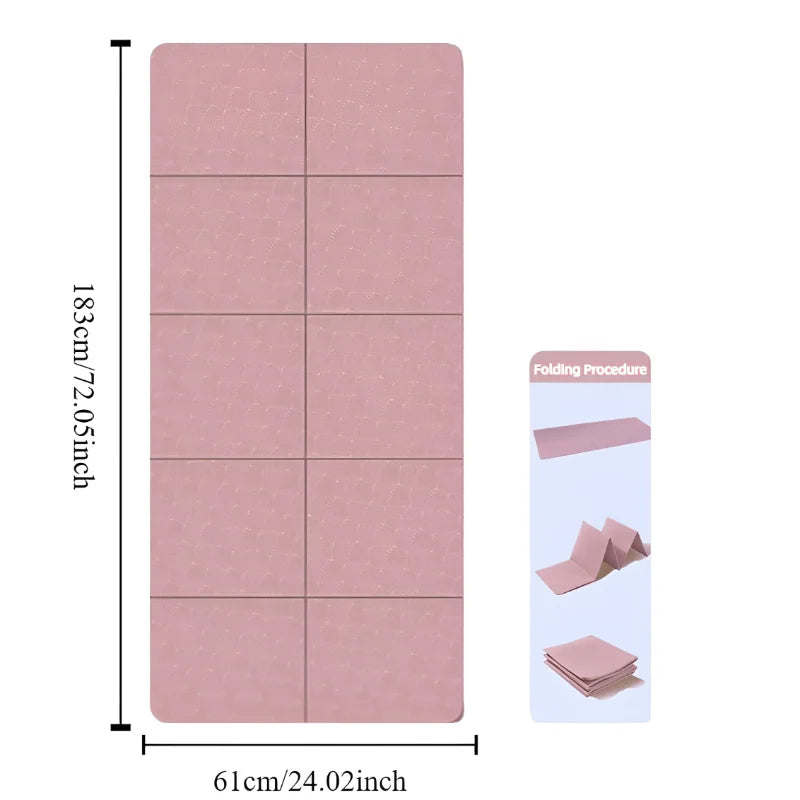 Foldable Travel Yoga Mat - Only Vibes