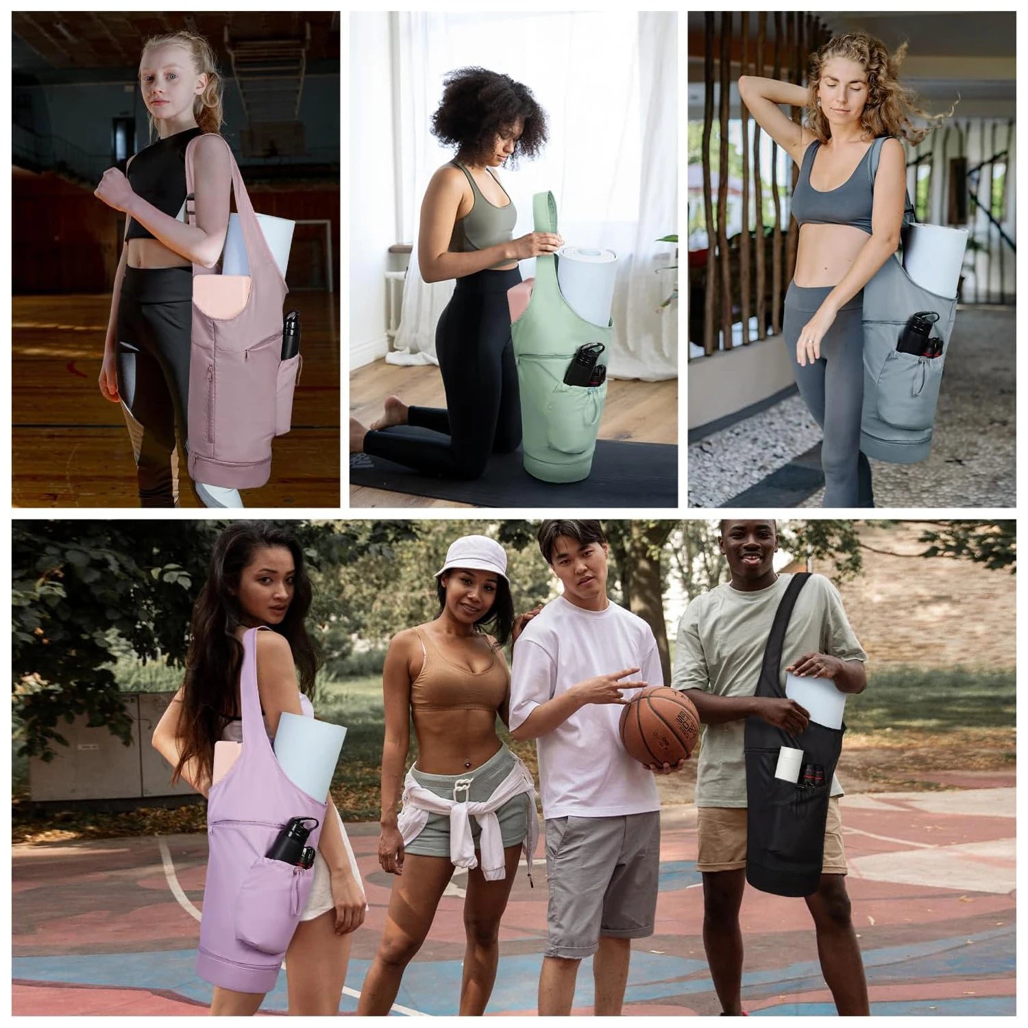 Waterproof Yoga Mat Tote - Only Vibes