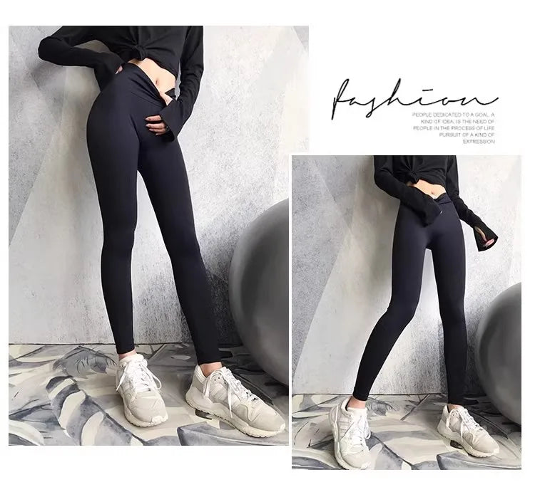 High-Waist Booty Lifting Yoga Pants - Only Vibes