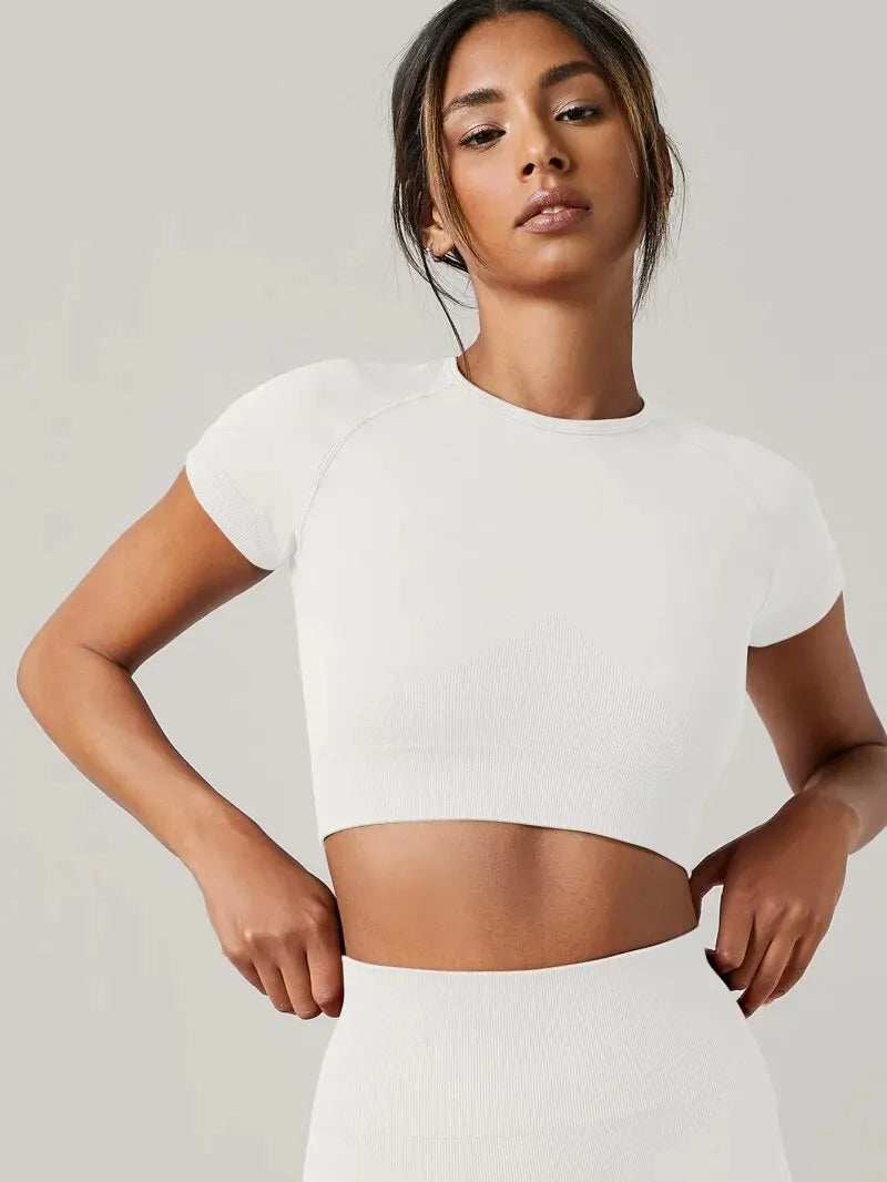 Seamless Yoga Sports Top - Only Vibes