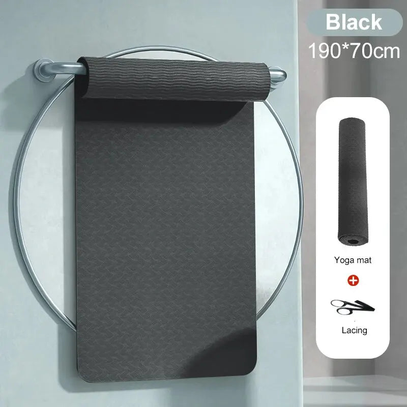 Non-Slip TPE Yoga Mat (190CM) - Only Vibes