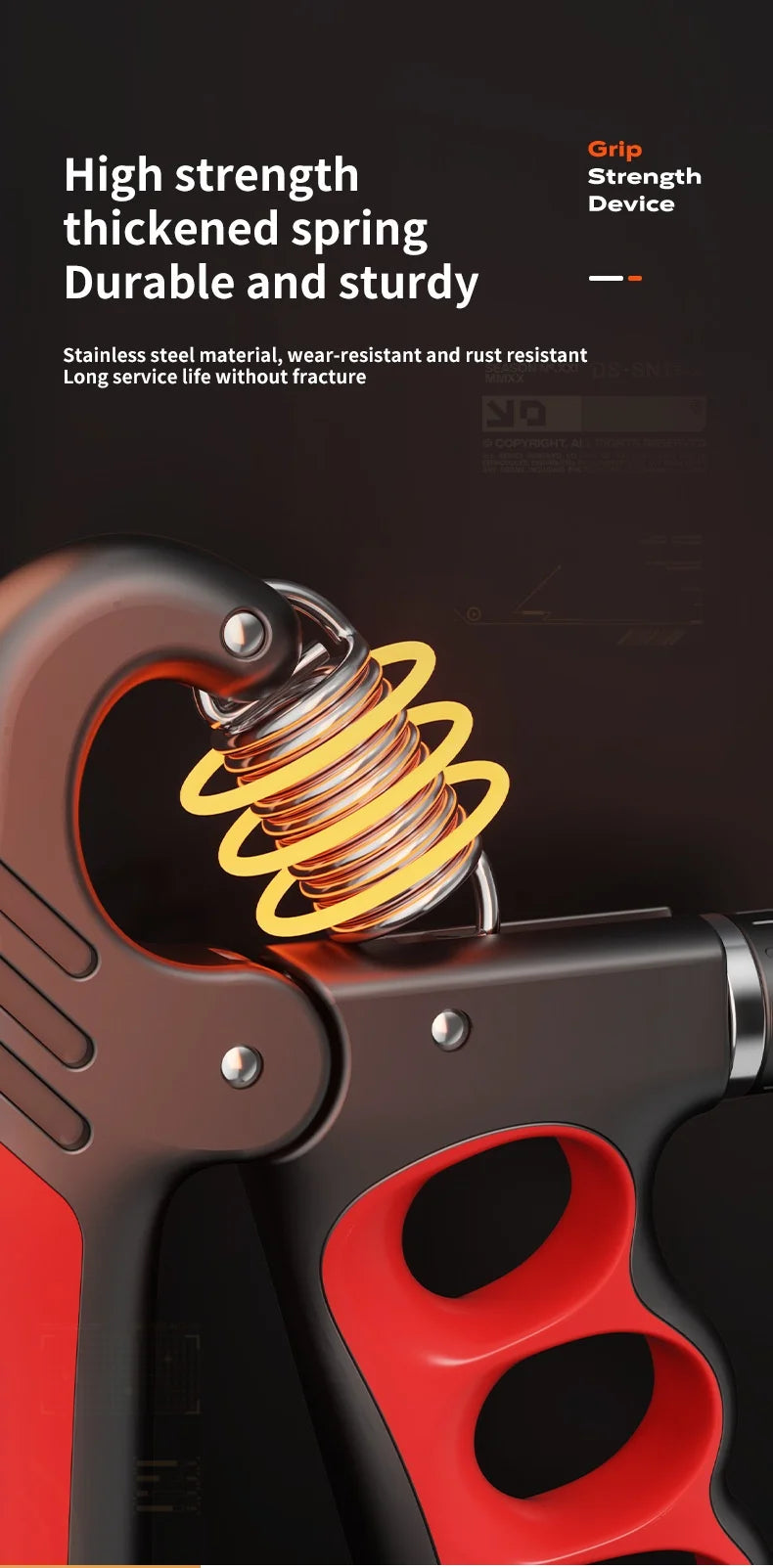 Adjustable Hand Grip Strengthener (5-100kg) - Only Vibes