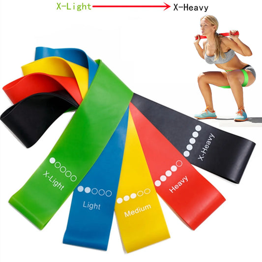 5-Piece Yoga Resistance Band Set - Only Vibes
