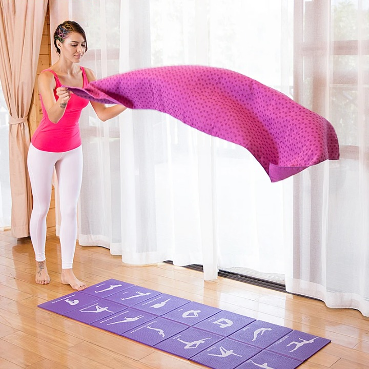 Non-Slip Hot Yoga Towel - Only Vibes