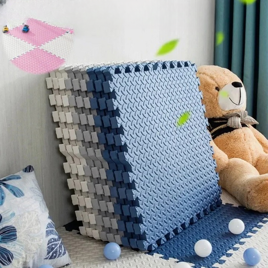 Non-Slip EVA Foam Floor Mats (16-Piece) - Only Vibes