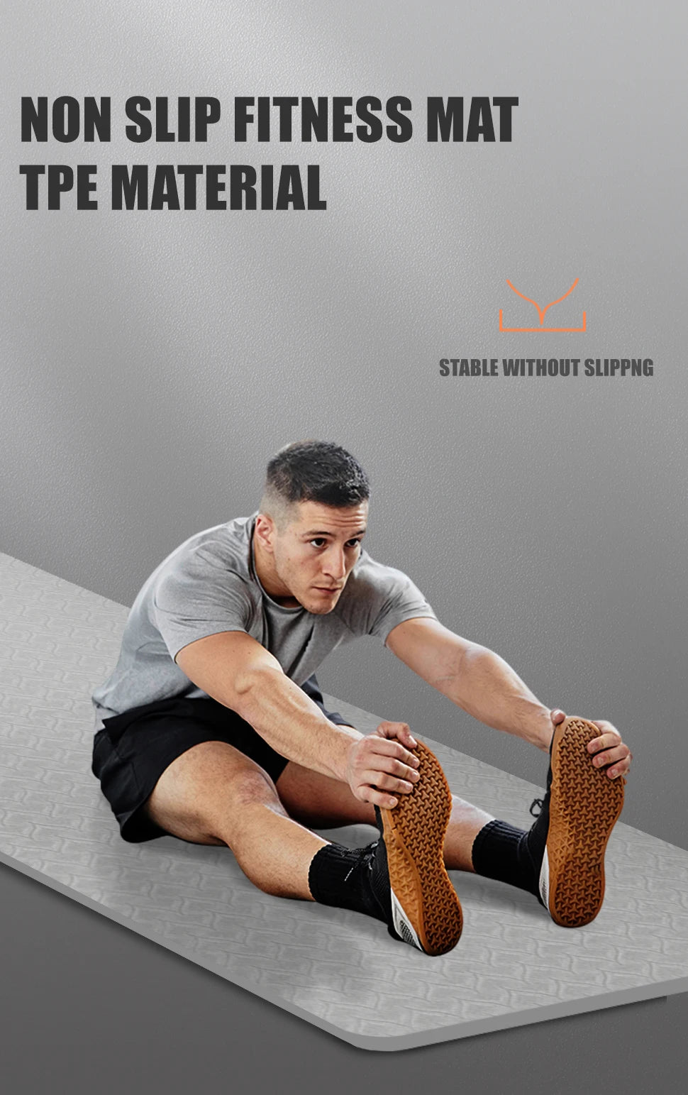 Non-Slip TPE Yoga Mat (190CM) - Only Vibes