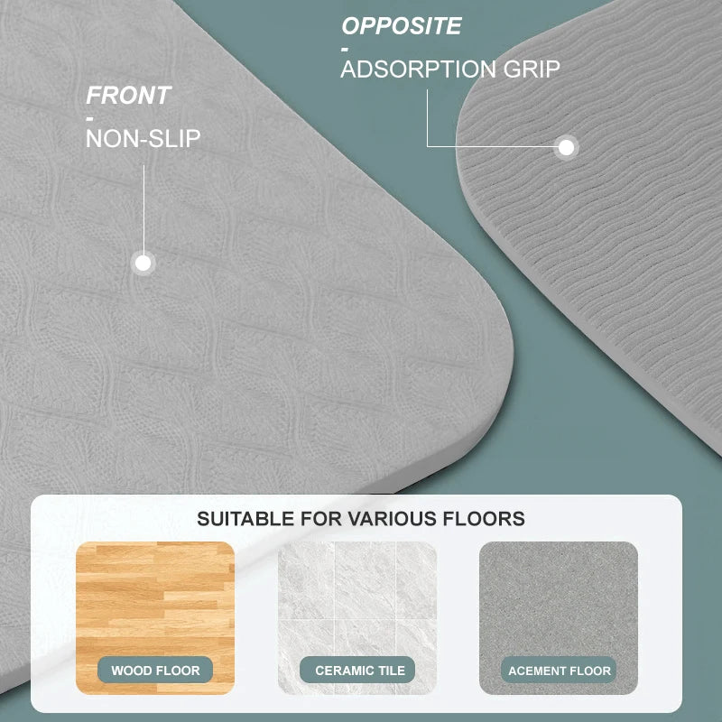 Non-Slip TPE Yoga Mat (190CM) - Only Vibes