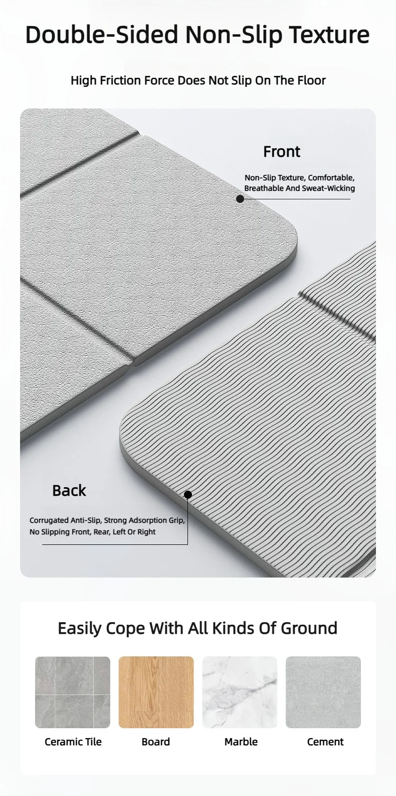 Foldable Travel Yoga Mat - Only Vibes