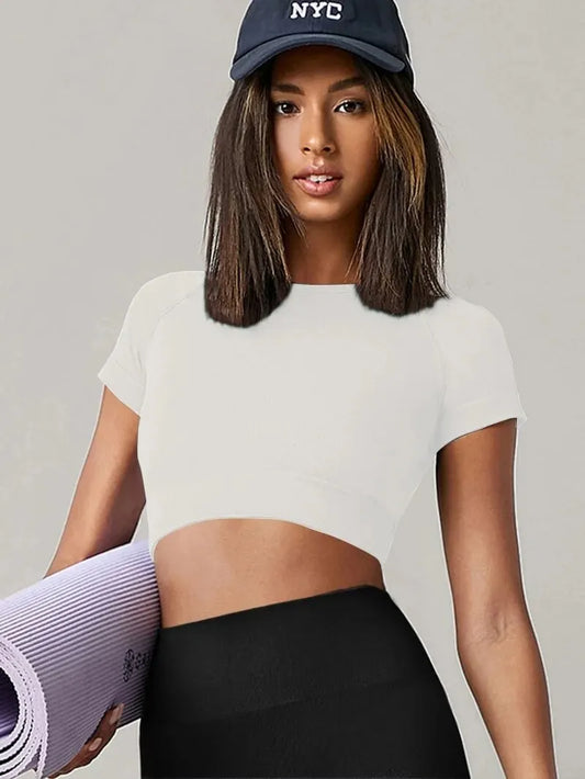 Seamless Yoga Sports Top - Only Vibes