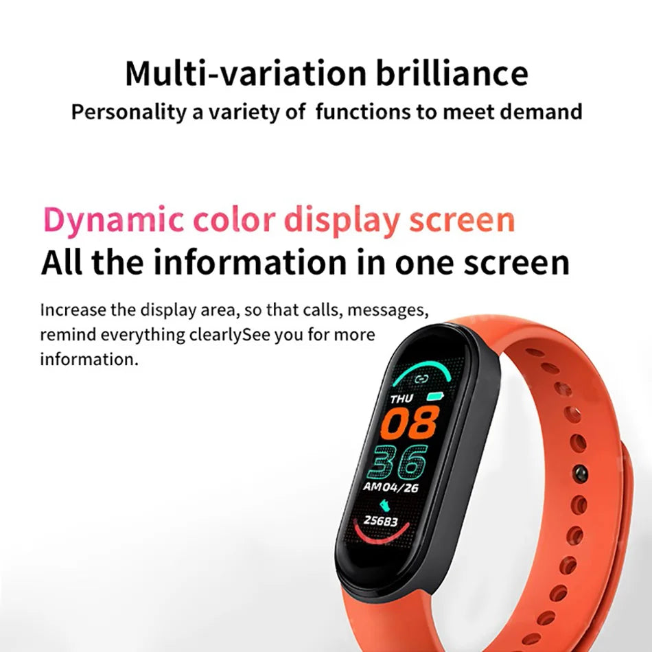 M6 Fitness Smartwatch - Only Vibes