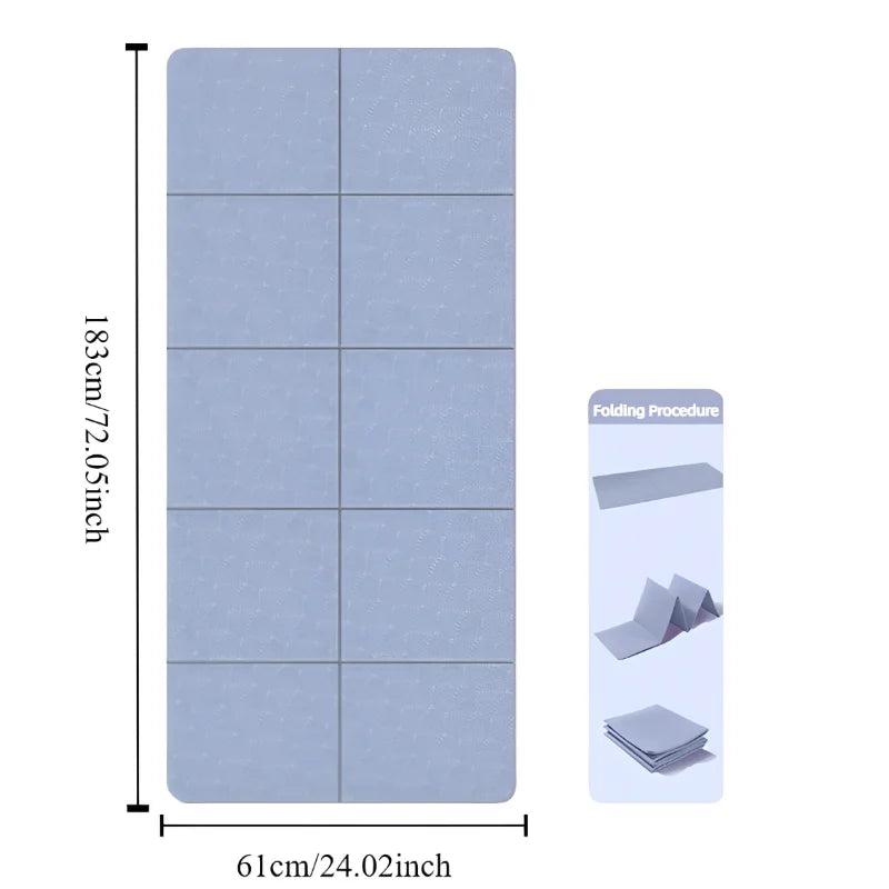 Foldable Travel Yoga Mat - Only Vibes