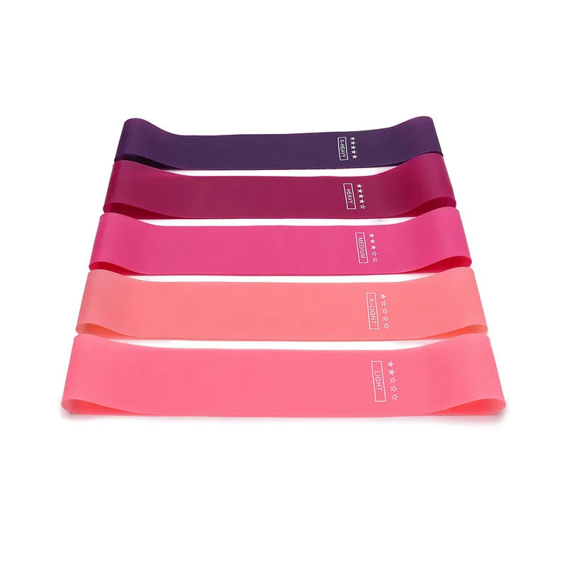 5-Piece Yoga Resistance Band Set - Only Vibes