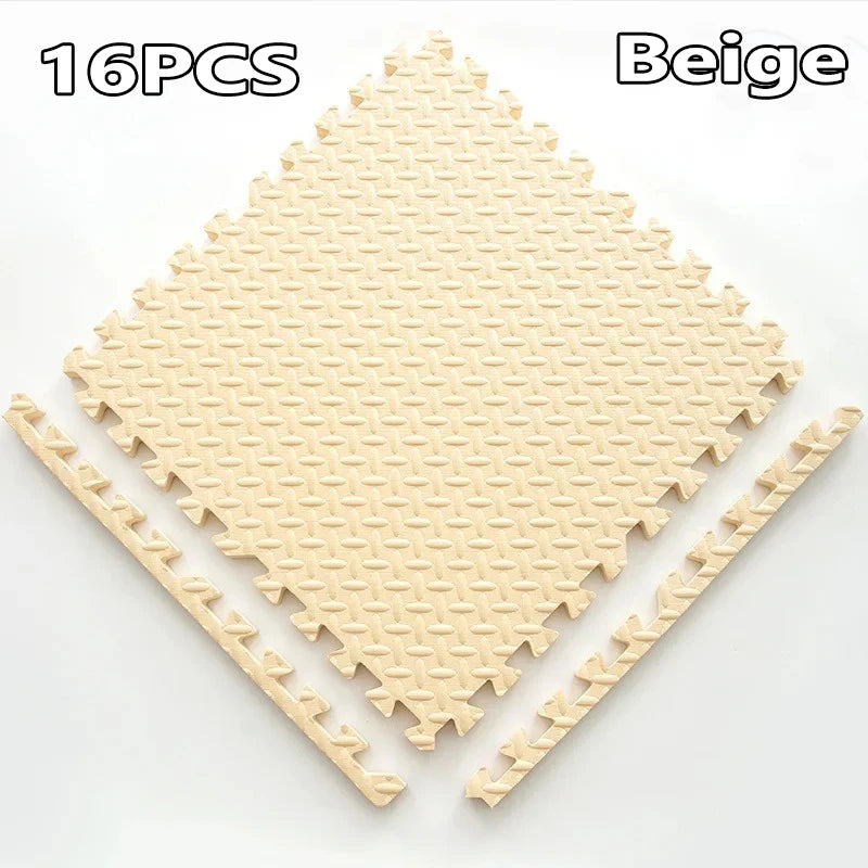 Non-Slip EVA Foam Floor Mats (16-Piece) - Only Vibes