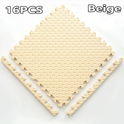 Non-Slip EVA Foam Floor Mats (16-Piece) - Only Vibes