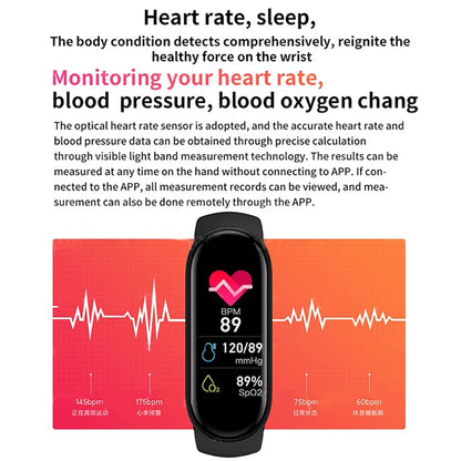 M6 Fitness Smartwatch - Only Vibes