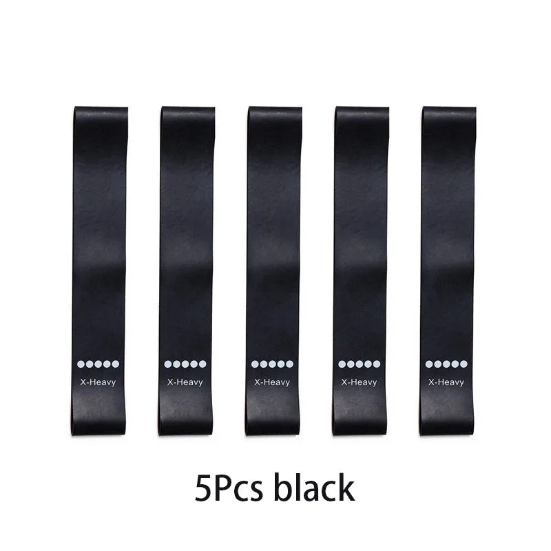 5-Piece Yoga Resistance Band Set - Only Vibes