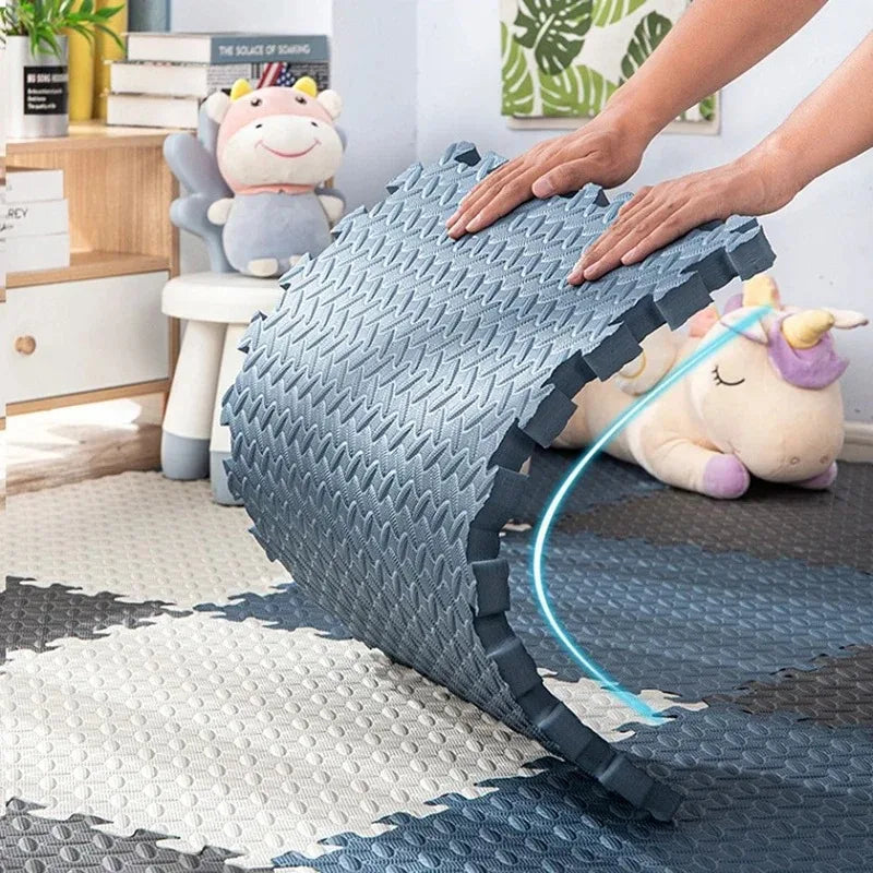 Non-Slip EVA Foam Floor Mats (16-Piece) - Only Vibes