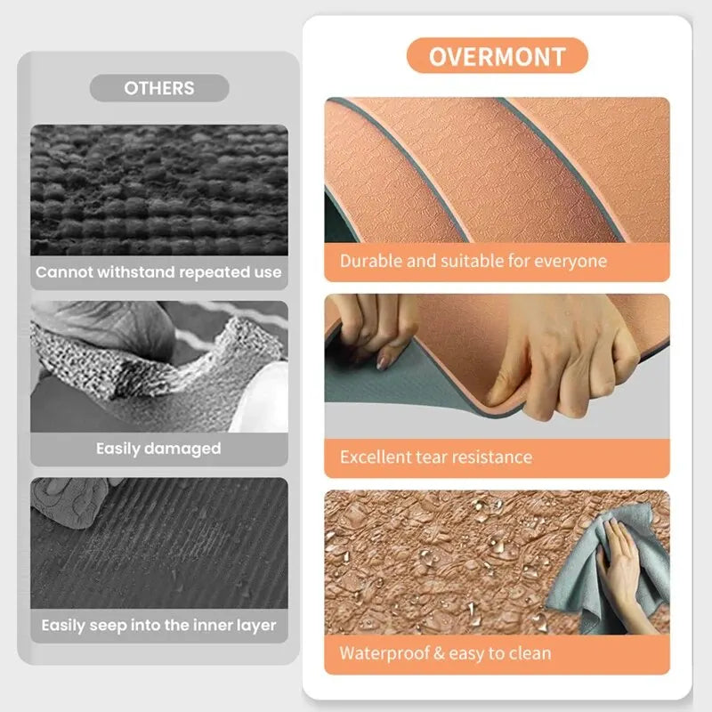 Eco Non-Slip Yoga Mat with Bag - Only Vibes