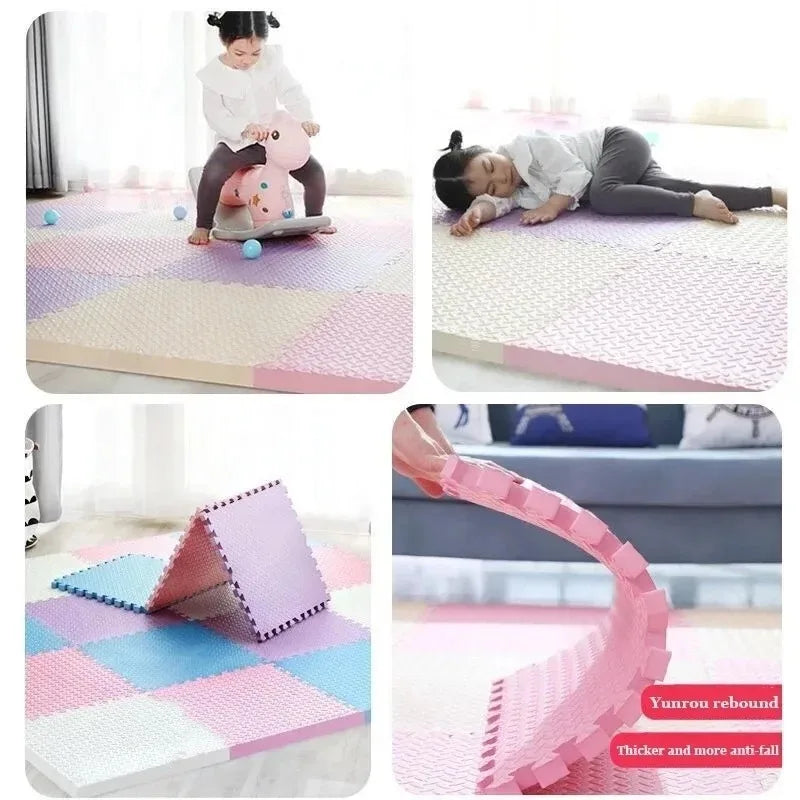 Non-Slip EVA Foam Floor Mats (16-Piece) - Only Vibes
