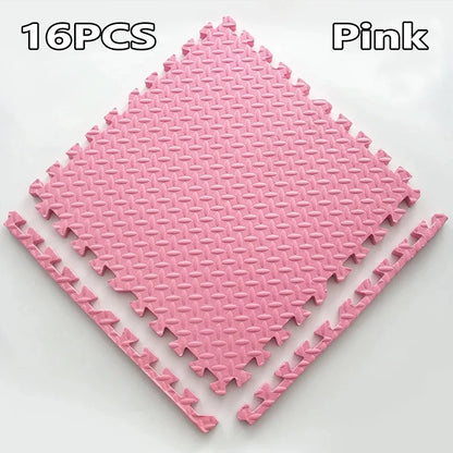 Non-Slip EVA Foam Floor Mats (16-Piece) - Only Vibes