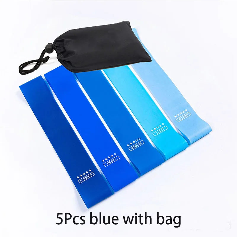 5-Piece Yoga Resistance Band Set - Only Vibes