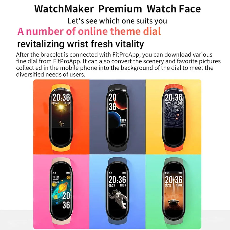 M6 Fitness Smartwatch - Only Vibes