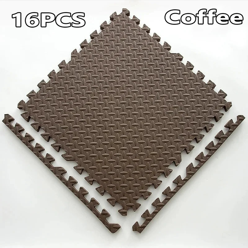 Non-Slip EVA Foam Floor Mats (16-Piece) - Only Vibes