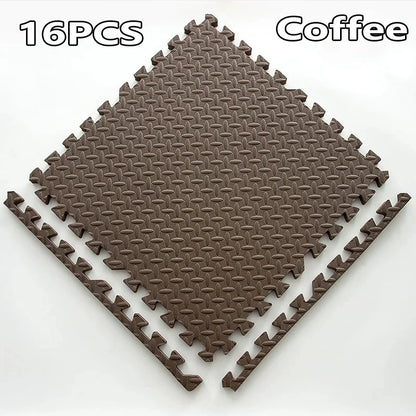 Non-Slip EVA Foam Floor Mats (16-Piece) - Only Vibes