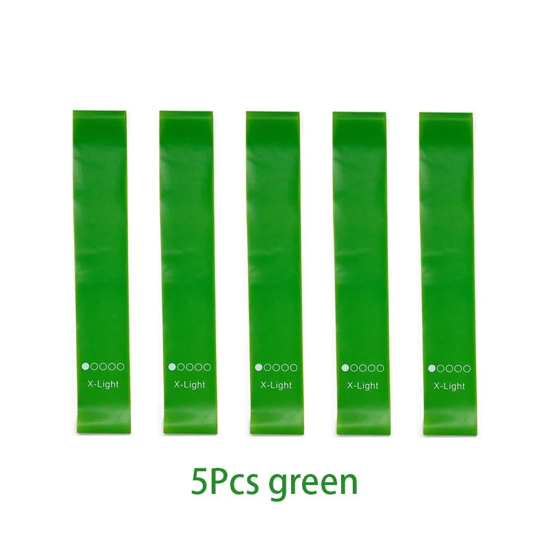 5-Piece Yoga Resistance Band Set - Only Vibes