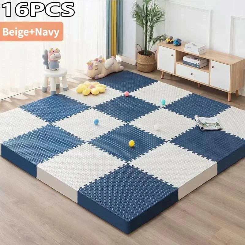 Non-Slip EVA Foam Floor Mats (16-Piece) - Only Vibes