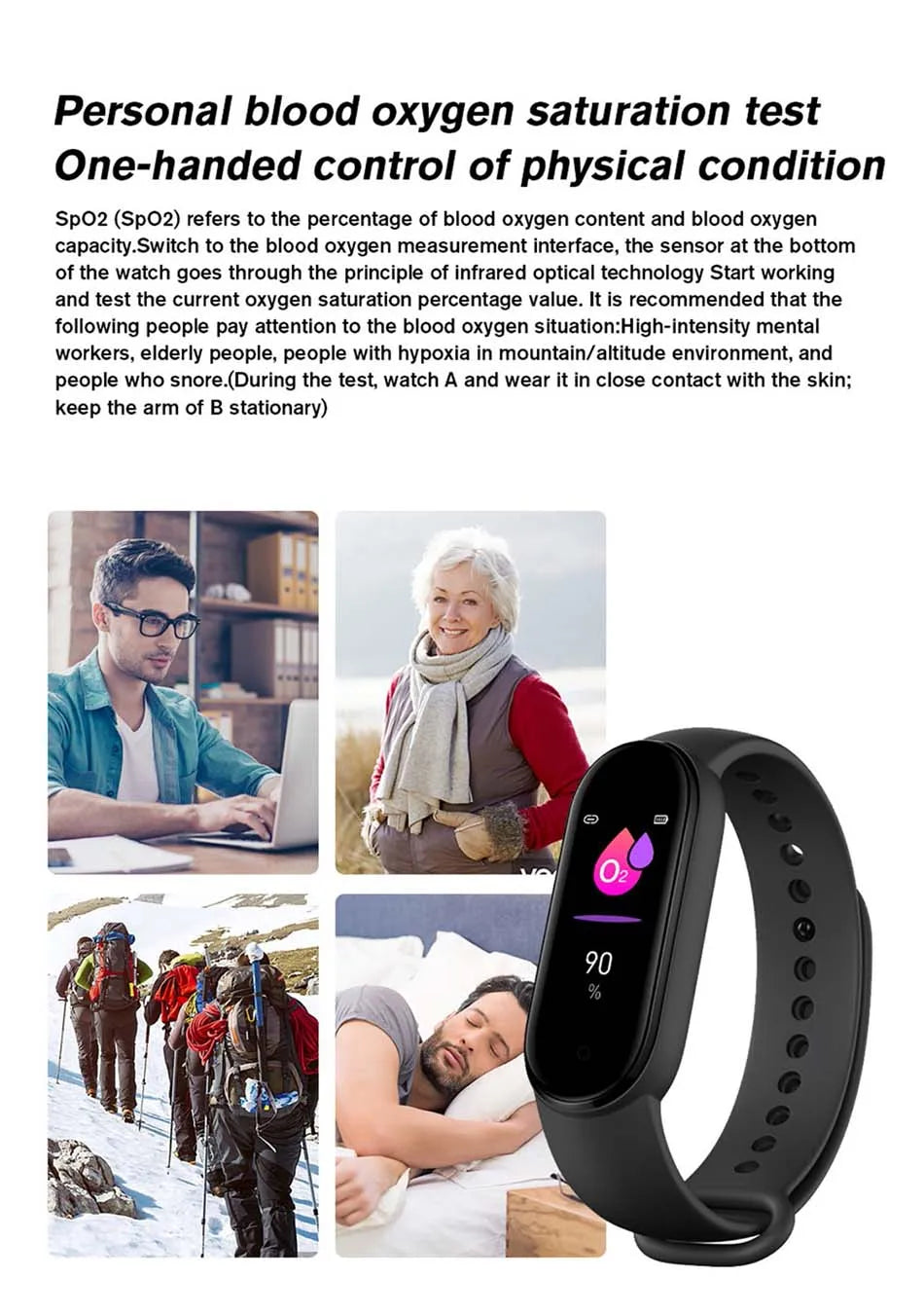 M6 Fitness Smartwatch - Only Vibes