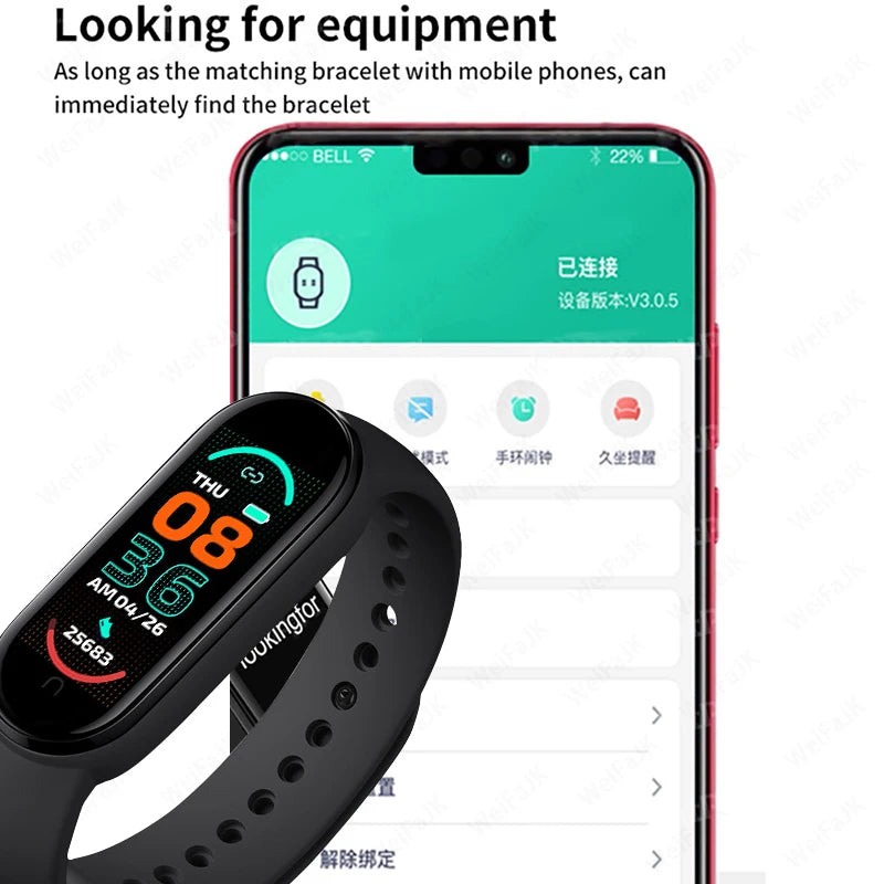 M6 Fitness Smartwatch - Only Vibes