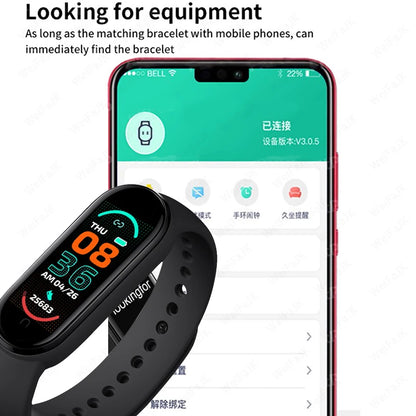 M6 Fitness Smartwatch - Only Vibes