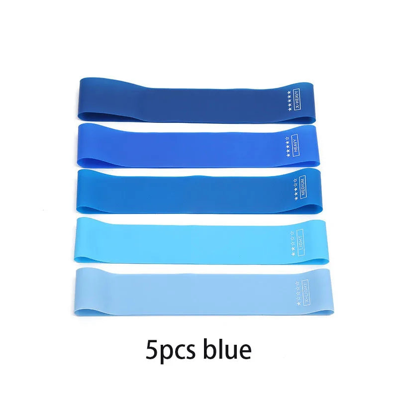 5-Piece Yoga Resistance Band Set - Only Vibes