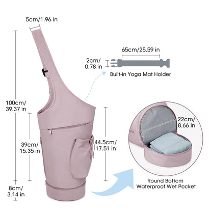 Waterproof Yoga Mat Tote - Only Vibes