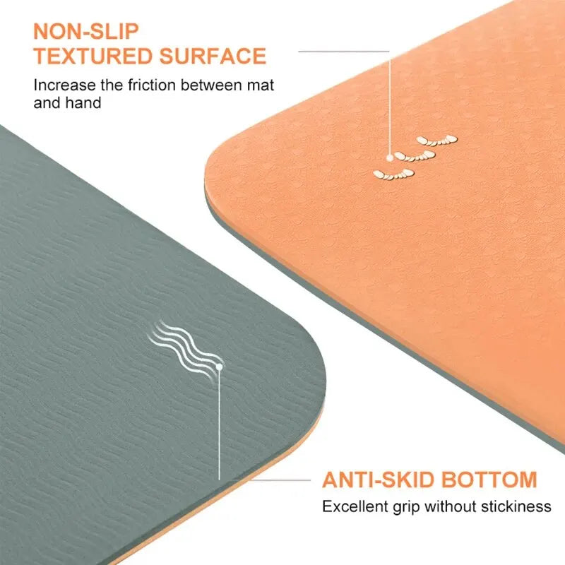 Eco Non-Slip Yoga Mat with Bag - Only Vibes